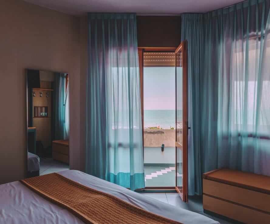 camera vista mare jesolo